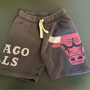 Zara Kids Black and Red Graphic Shorts